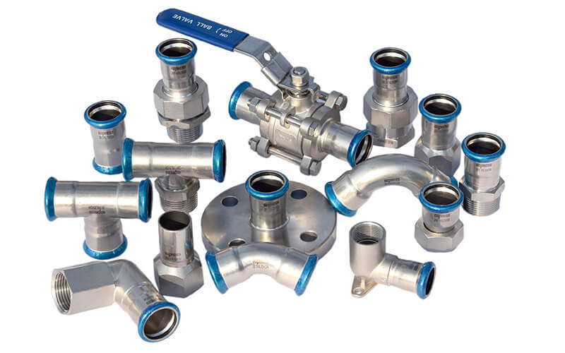 Stainless Steel Crimp Press Fittings