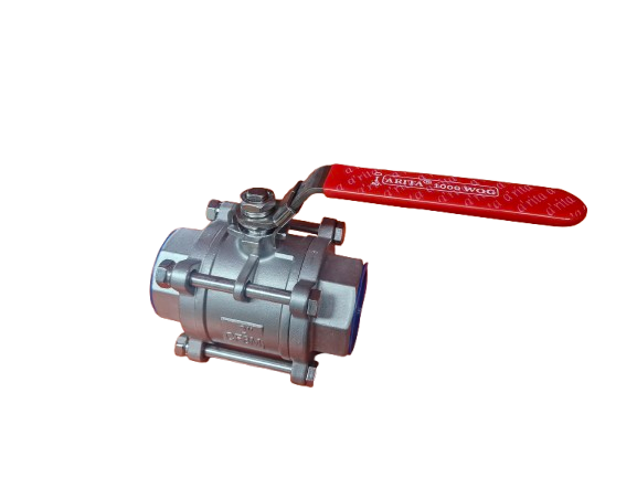 3-Piece Ball Valve High Temperature - Stainless Steel