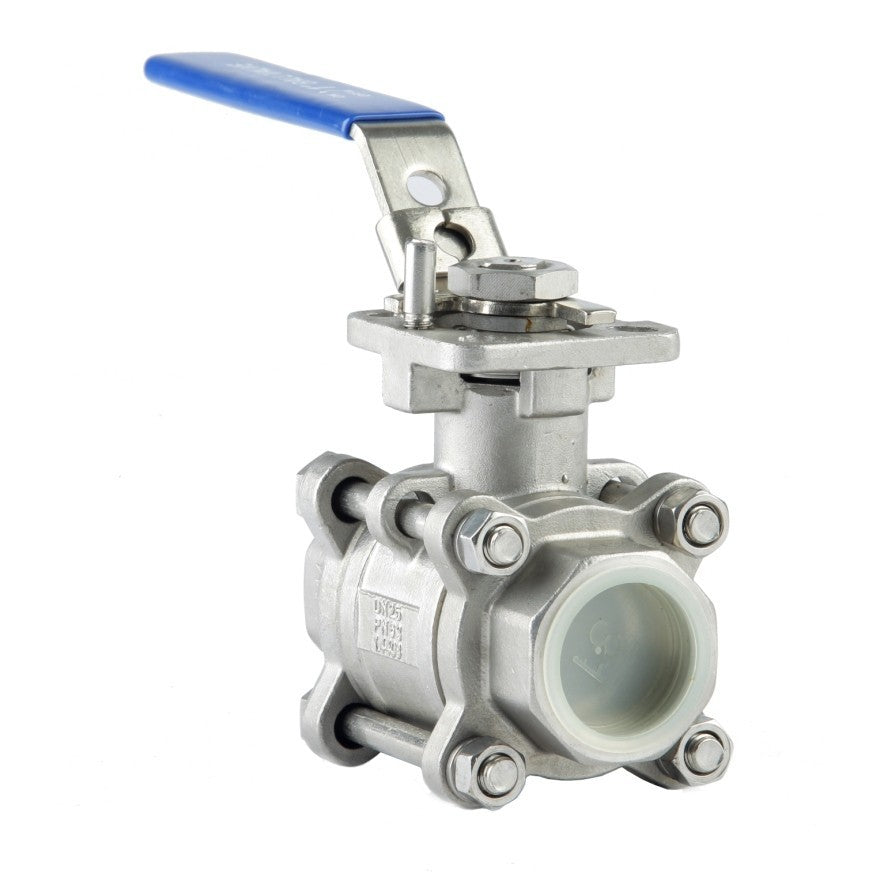 3-Piece Ball Valve - Stainless Steel