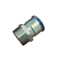 Adapter with Male Threaded End - Stainless Steel Crimp Press