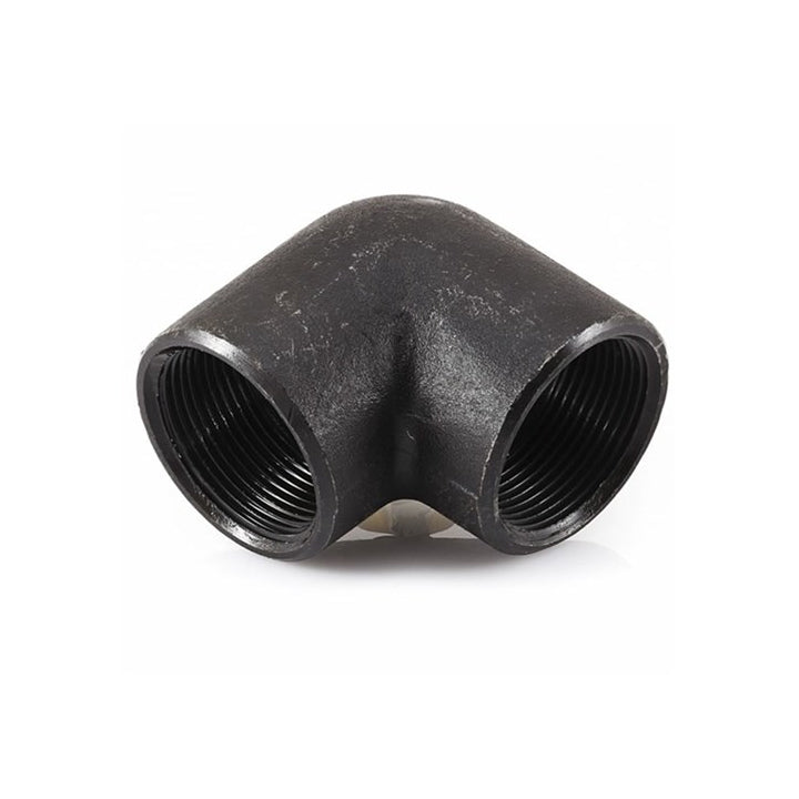 Elbow 90° - Female/Female - Black Steel - Pipe Fitting